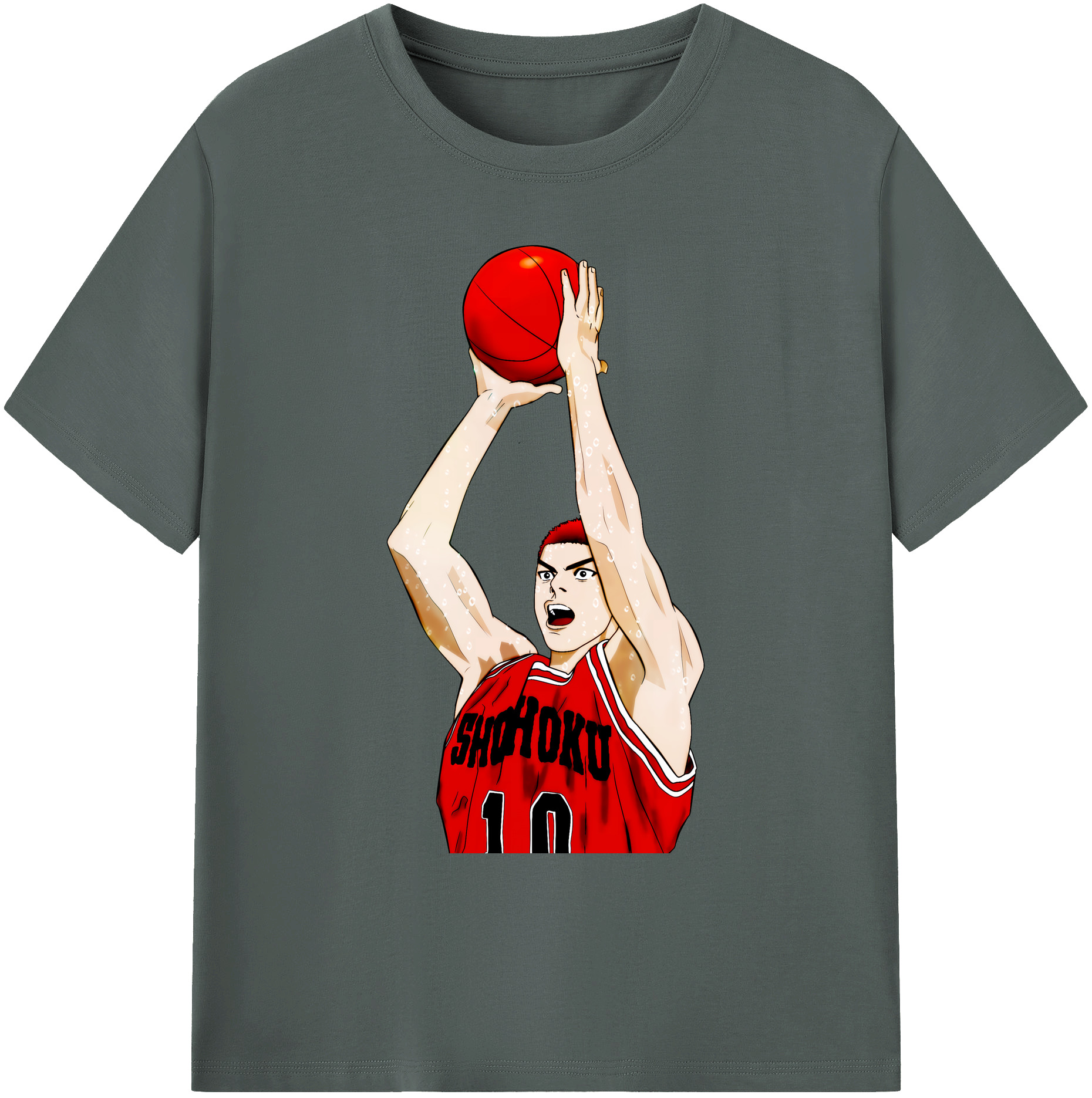 （画像用） SLAM DUNK／スラムダンク 綿100％ メンズ半袖Tシャツ｜肌触りやわらか＆通気性